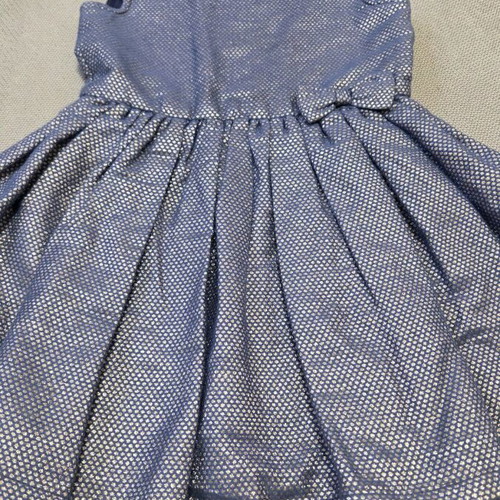 Esprit dress blue royal with gold, like new, for 3-year-old girl