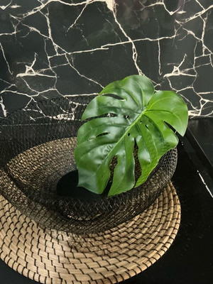 Metal fruit bowl black like new, 30 cm, minimal industrial design