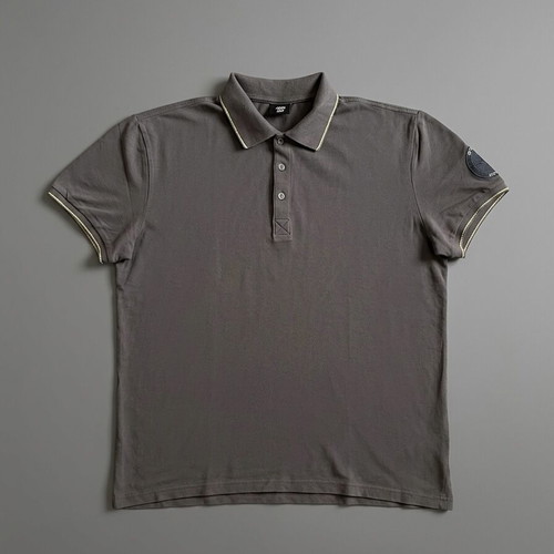 GF Ferré Polo shirt used, grey-brown, XXL