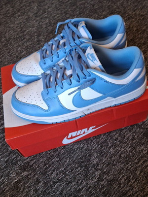 Nike Dunk употребявани, бяло и синьо, номер 45