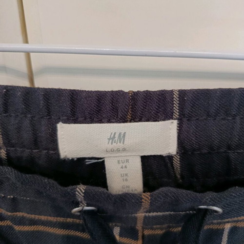 H&M women's pants like new, XXL, black and beige