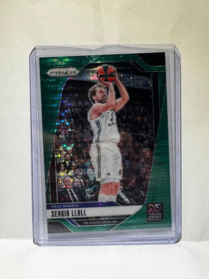Panini Prizm Euroleague Sergio Llull 2024-25 Green Pulsar card new