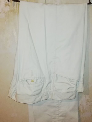 Berto Lucci Milano men's summer pants size 40 used, white