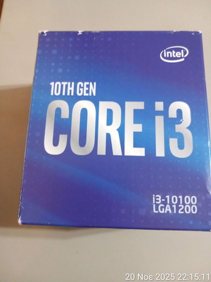 Intel Core i3-10100 3.6GHz επεξεργαστής 4 πυρήνων για Socket 1200 σαν καινούργιο με ψύκτρα