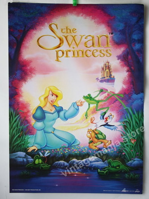 The Swan Princess poster 1995 new, 42x59cm, German