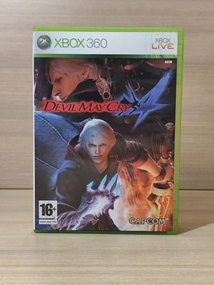 Devil May Cry 4 XBOX 360 μεταχειρισμένο, πλήρες αγγλικό παιχνίδι