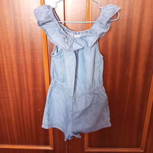 Summer one-piece jumpsuit like new, blue, for 5 years old