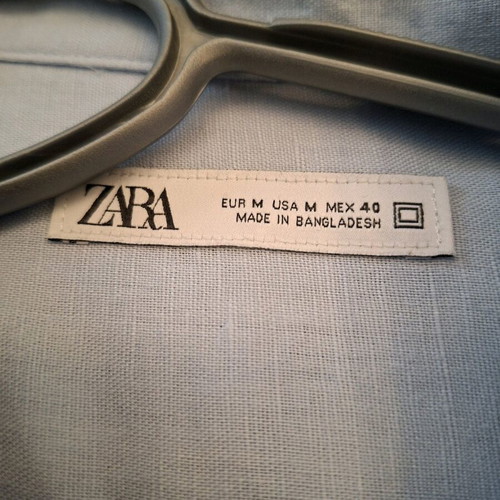 Ανδρικό πουκάμισο Zara σαν καινούργιο, μέγεθος M
