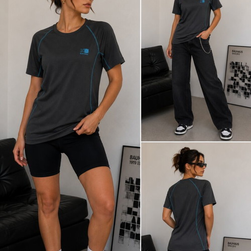 Karrimor Dry Fit Sports T-Shirt dark grey size L like new