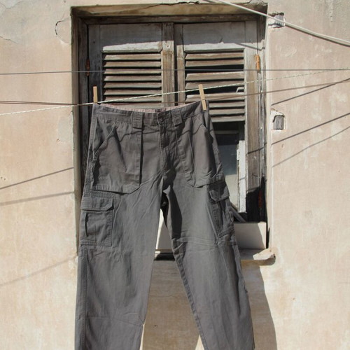 Cargo pants used, men's size 34, gray