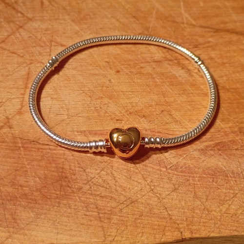 Pandora Snake Bracelet 20 cm like new, gold and silver