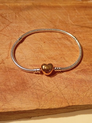 Pandora Snake Bracelet 20 cm like new, gold and silver