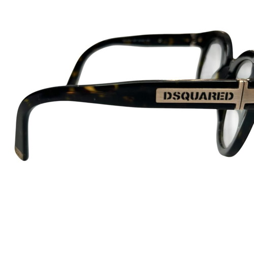 Dsquared2 round sunglasses, brown frame