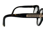 Dsquared2 round sunglasses, brown frame