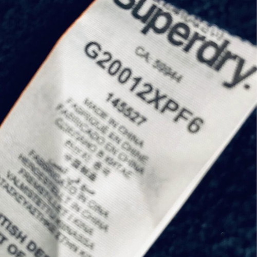 Superdry women's sweatshirt used, blue, size L