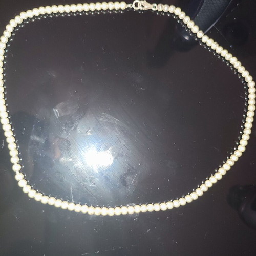 Women's necklace silver 925, about 42 cm, like new