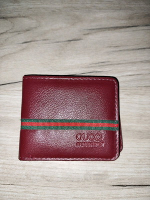 Πορτοφόλι Gucci από δέρμα μεταχειρισμένο, κόκκινο