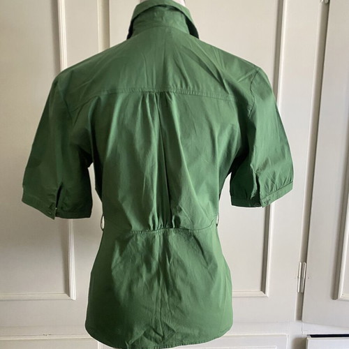 Green Women's Shirt Semizie with Belt Size L New