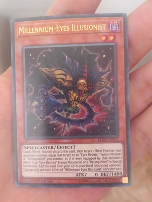 Millennium-Eyes Illusionist ultra rare Yu-Gi-Oh! card