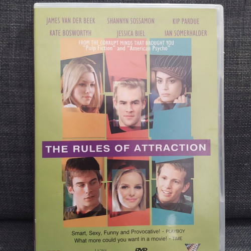 The Rules Of Attraction DVD like new, comedy with subtitles