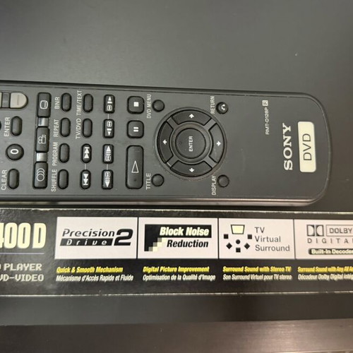 Sony DVP-NS400D DVD Player used with remote control