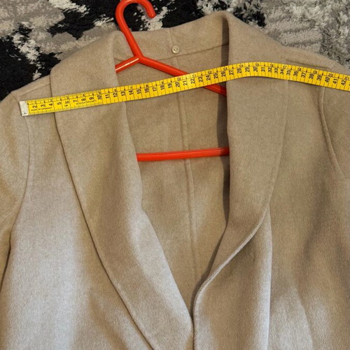 Wool coat used, beige, size S/M