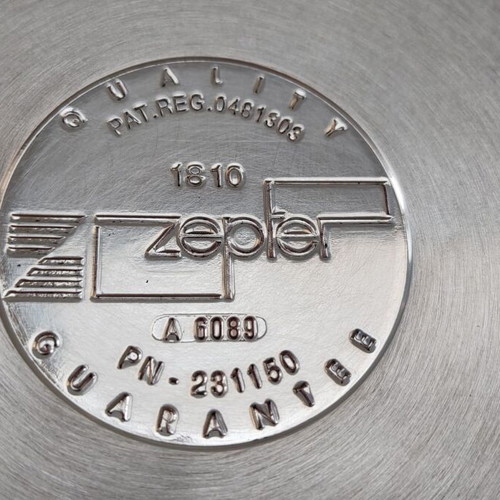 Zepter Square Grill 26x26 cm like new, stainless steel 18/10