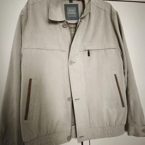 Men's spring jacket Peter Cofox like new, gray, size 48