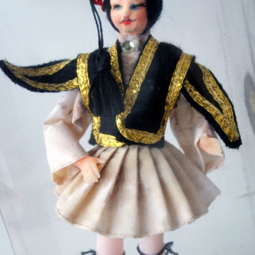 Tsolias Evzones 1821 Vintage 70's Figures, new, set of 2