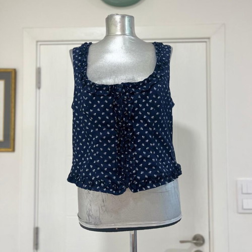 Berwin & Wolff Tracht Folklore Landhaus Corset Top size DE42 large floral print like new