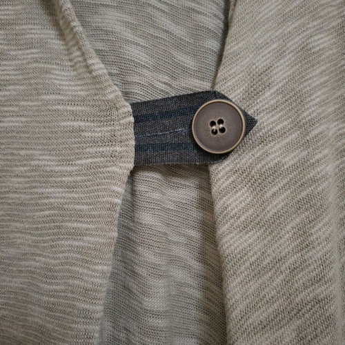 Beige A.L.E. cardigan like new with hood, size M