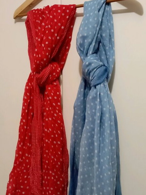 Large size scarves used like new