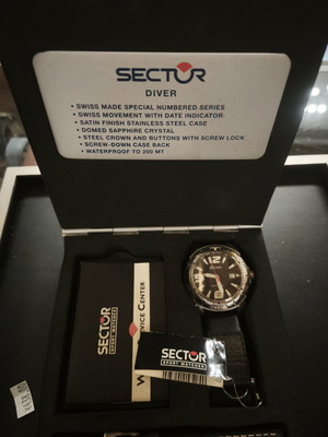 Sector Diver 200m men's watch, Swiss Made Special Numbered Series, NOS