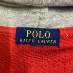 Ralph Lauren vest S, navy red grey with big navy pony