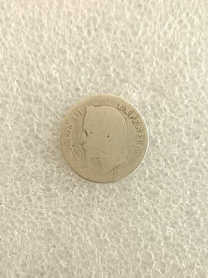Ασημένιο νόμισμα France 50 Centimes 1866 μεταχειρισμένο, Napoleon III