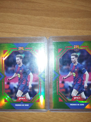 Frenkie de Jong cards like new, numbers 105-106/199