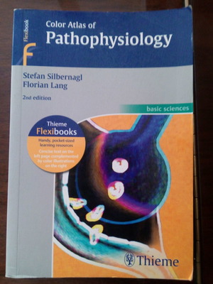 Color Atlas of Pathophysiology medical book used, Thieme