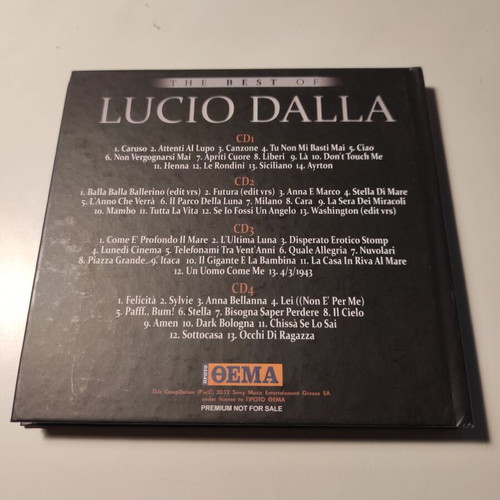 The Best of Lucio Dalla 4-CD collection used, rock