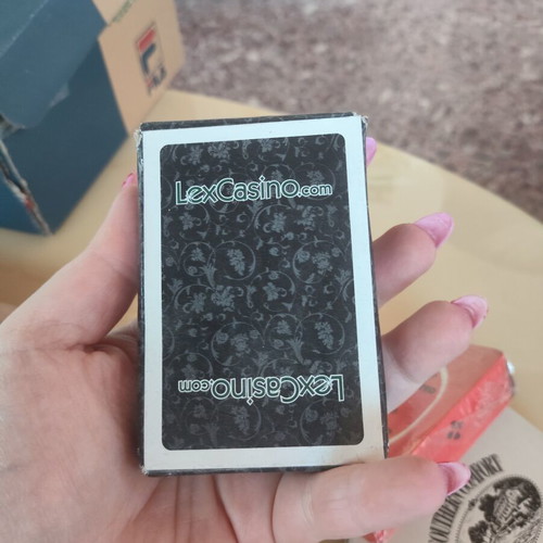 Southern Comfort metal case, Lucky Cards and LexCasino playing cards