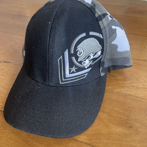 Metal Mulisha camouflage hat black gray like new