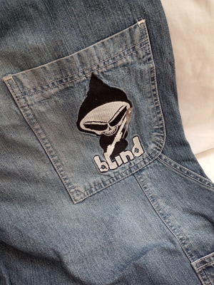 Blind Skateboards Vintage Carpenter Baggy Jeans used, blue, XXL