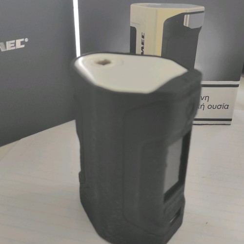Wismec Luxotic DF Box Mod used, white pearl with silicone cover