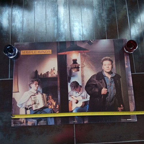Simpleminds poster 84x60cm, new with wear