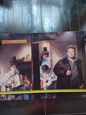Simpleminds poster 84x60cm, new with wear