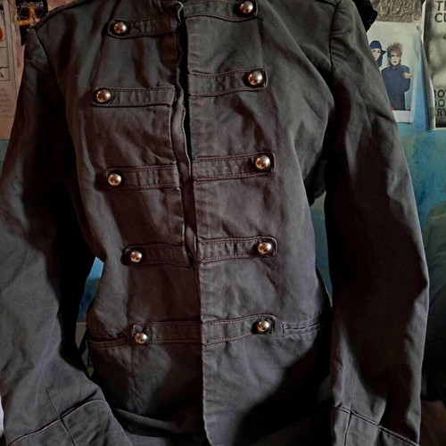H&M fitted military style jacket, size M (48)