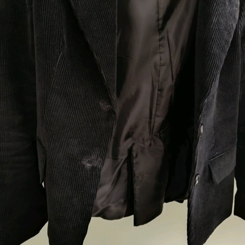 Corduroy women's jacket used, black, size S