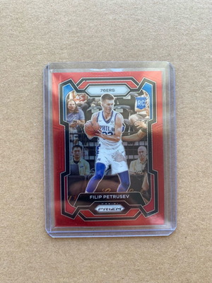 Filip Petrusev Prizm numbered card 2023-24 Panini NBA Olympiacos