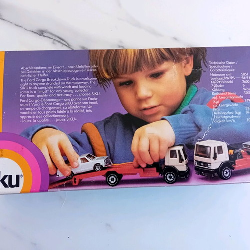 Siku 2520 Ford Cargo toy car new, metal model 1:55