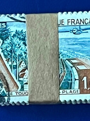 French stamps like new, pack of about 50 from Tourisme series