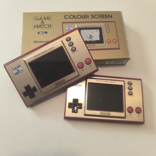 Game & Watch Super Mario Bros consoles used, for repair, pack of 2 with box